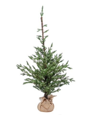 Albero di Natale 210 cm con base in Juta