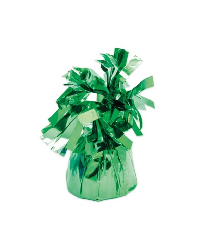 Pesetto per composizioni di palloncini 170 gr Verde Metal