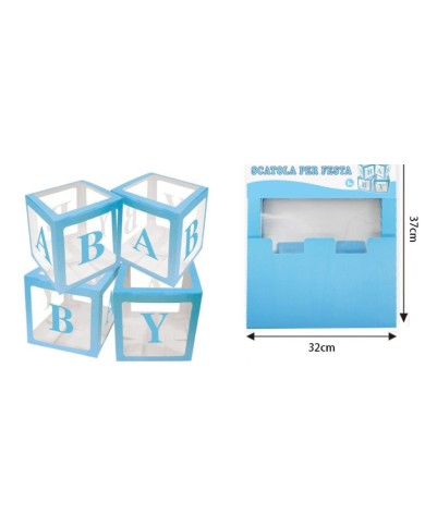 Scatola per palloncini baby...
