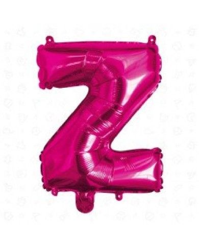 Palloncino mylar Fuxia 35 cm Lettera Z