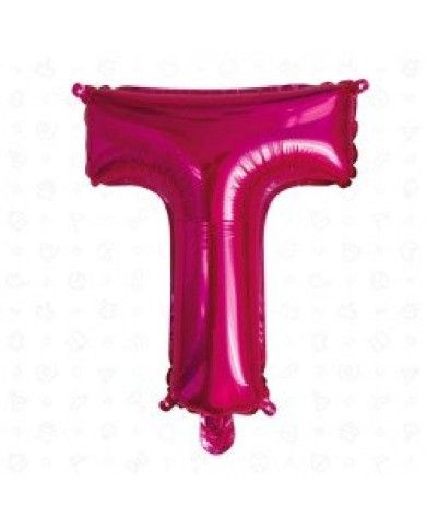 Palloncino lettera T fuxia...