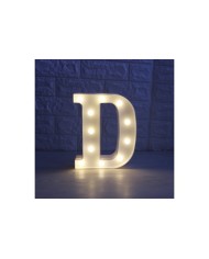 Lettera luminosa con luci led D 16 cm