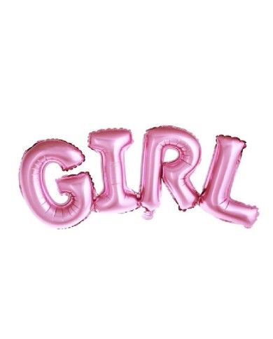
        Palloncino scritta Girl rosa 27x70 cm
      
