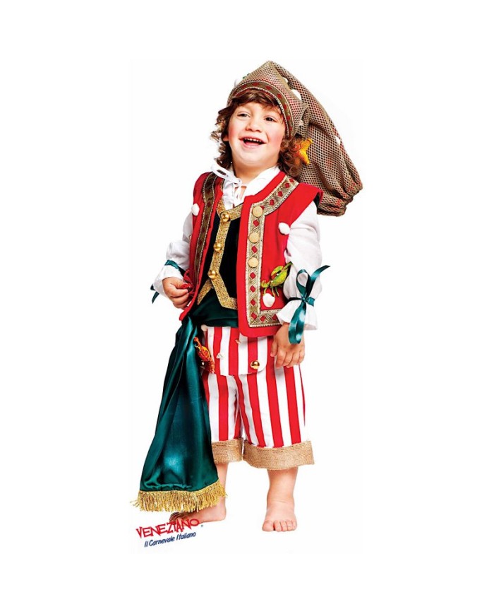 Costume di carnevale Pescatore neonato 0 - 3 anni