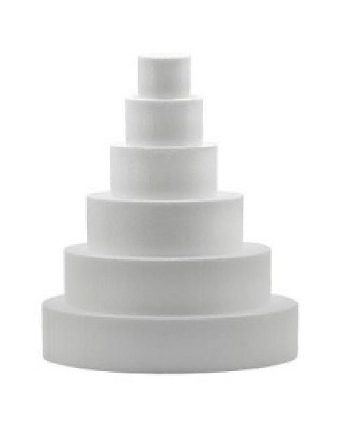 Base per torta di polistirolo Tondo H5 diamentro 15 cm