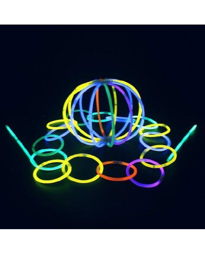 Regalino fine festa Starlight braccialetti luminosi fluorescenti Multicolor  1Pz