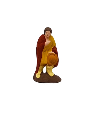 Statuina Adorante 3,5 cm di terracotta per presepe