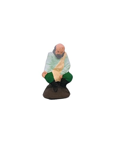 Statuina Mendicante 6 cm di terracotta per presepe