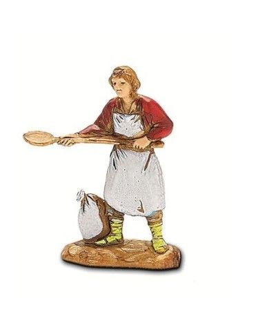 Statuina Pizzaiolo 3,5cm Landi Moranduzzo per presepe