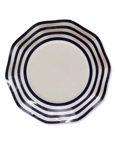 Piatti di carta 21cm Blu...