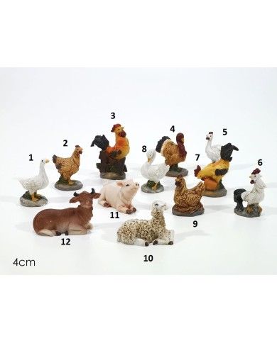 Animali in terracotta 4cm