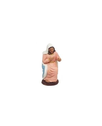 Statuina Madonna 7 cm di terracotta per presepe