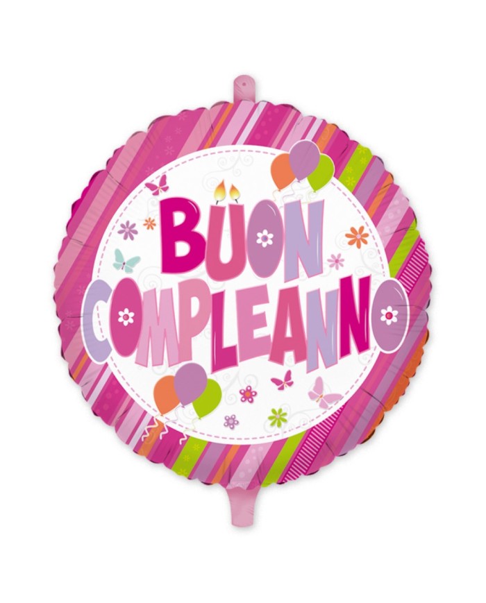 Palloncini Mylar Buon Compleanno Cupcake (17”)