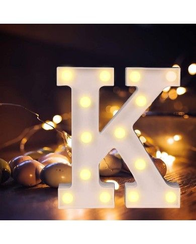Lettera luminosa con luci led K 16 cm