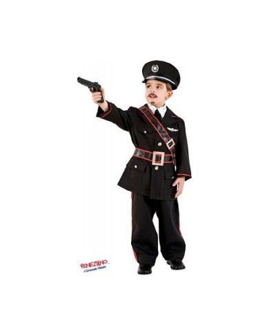 Costume vestito di carnevale Carabiniere bambino 3-6 anni