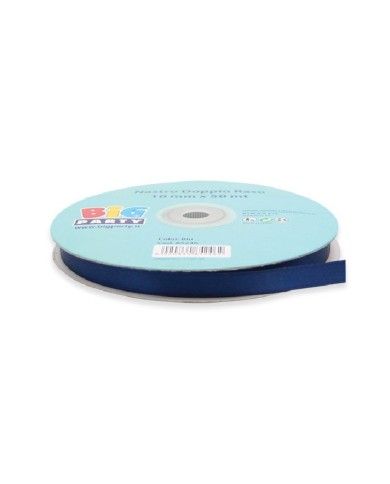 Nastro doppio raso Blu 10...