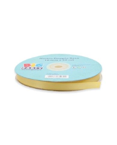 Nastro doppio raso Oro 10...
