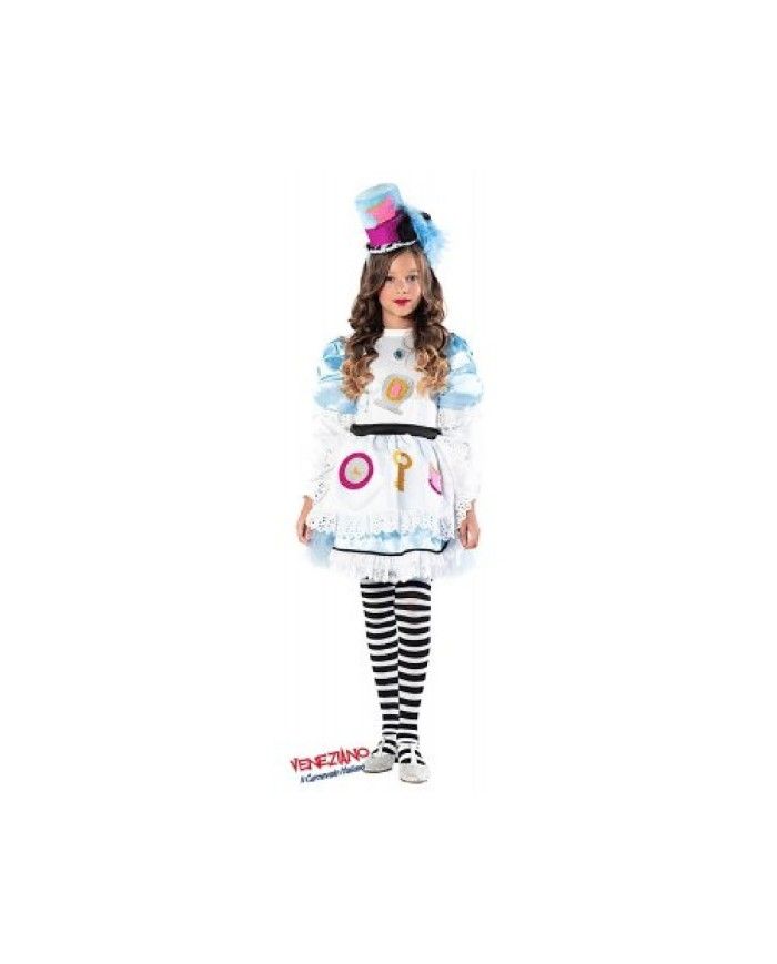 Costume di carnevale Alice nel paese delle meraviglie bambina da 4 a 6 anni