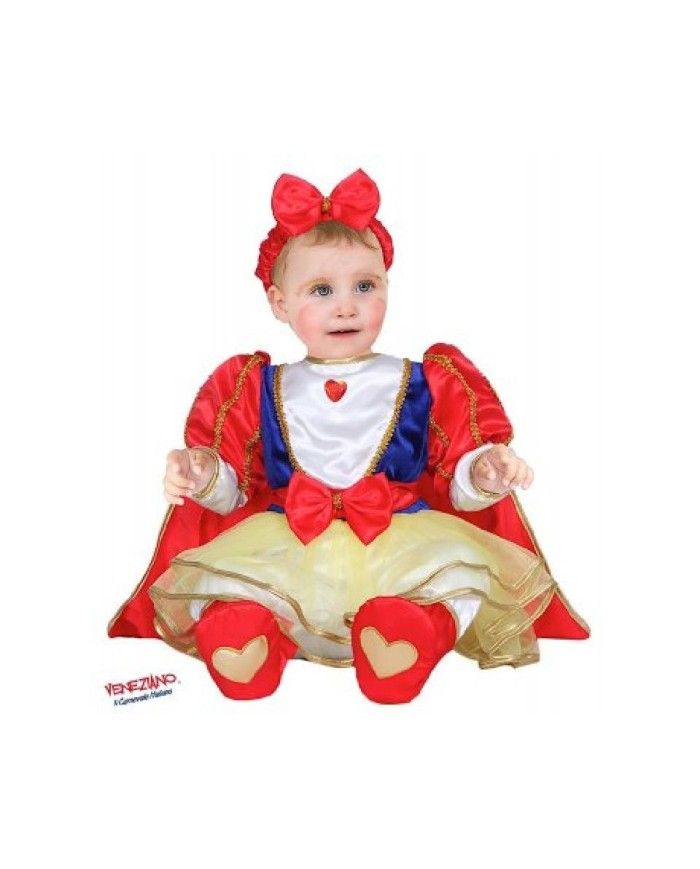 Costume vestito di carnevale dolce Principessa dei boschi bambina da 3 a 12  mesi