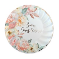 buon compleanno rosa gold