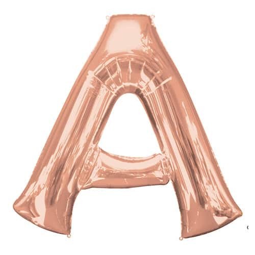 LETTERE ROSA GOLD 40"/102CM